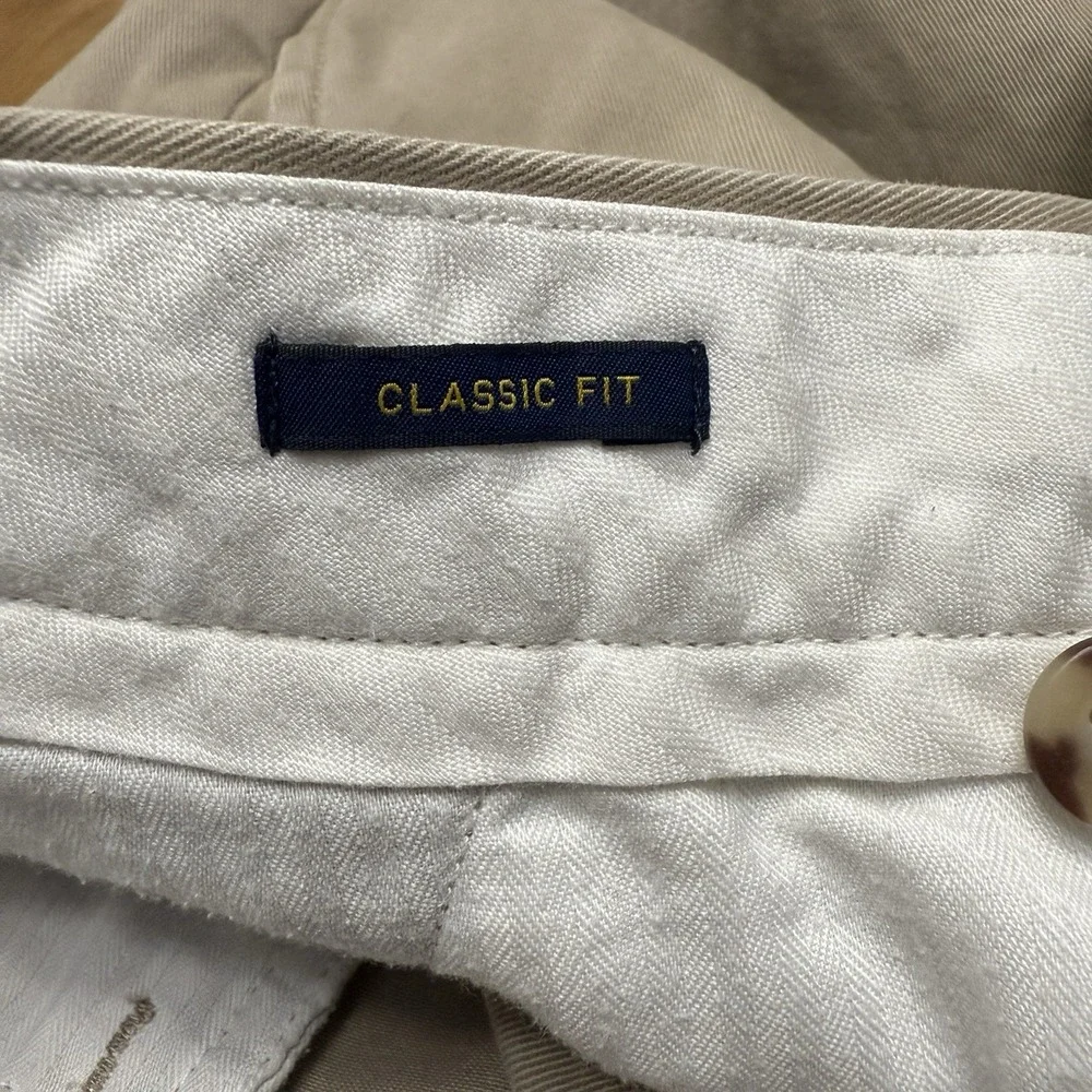 Polo Ralph Lauren chino pants mens 36x34 khaki classic flat front preppy‎ casual